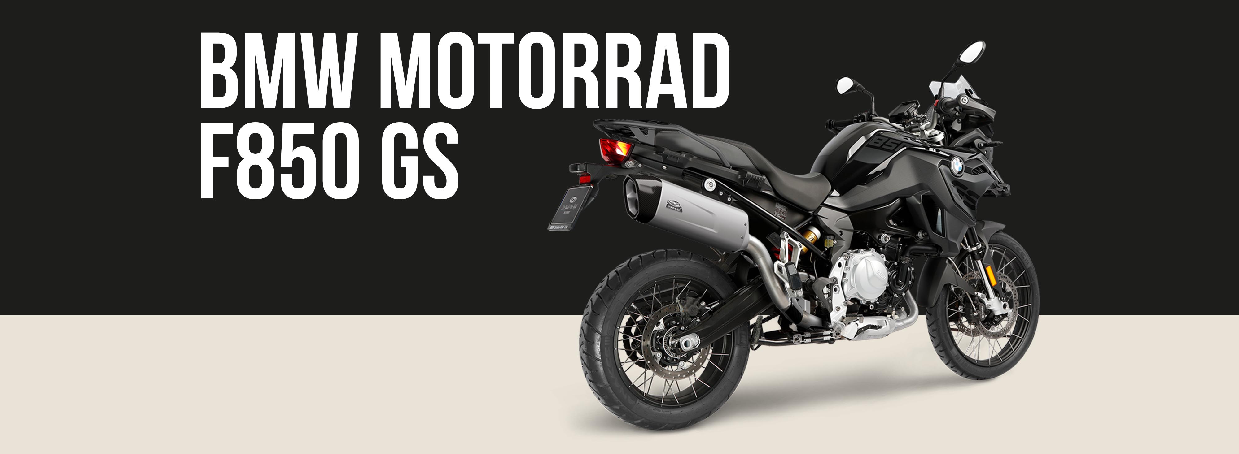 BMW F850 GS Motorcycle Exhaust Product Page Header